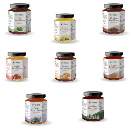 Raw Unprocessed Organic Honey Combo Gift Pack | Natural Honey Gift Pack | Gift for Corporates , Friends and Family