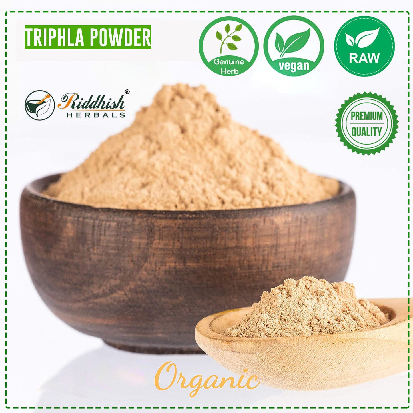 Triphala Powder 100 gm | Digestive Support & Detoxification | Riddhish Herbals