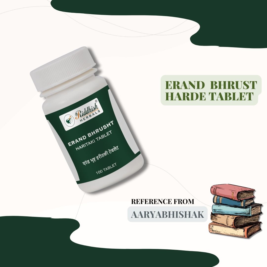 Riddhish Herbals Erand Bhrust Haritaki Tablet 100t