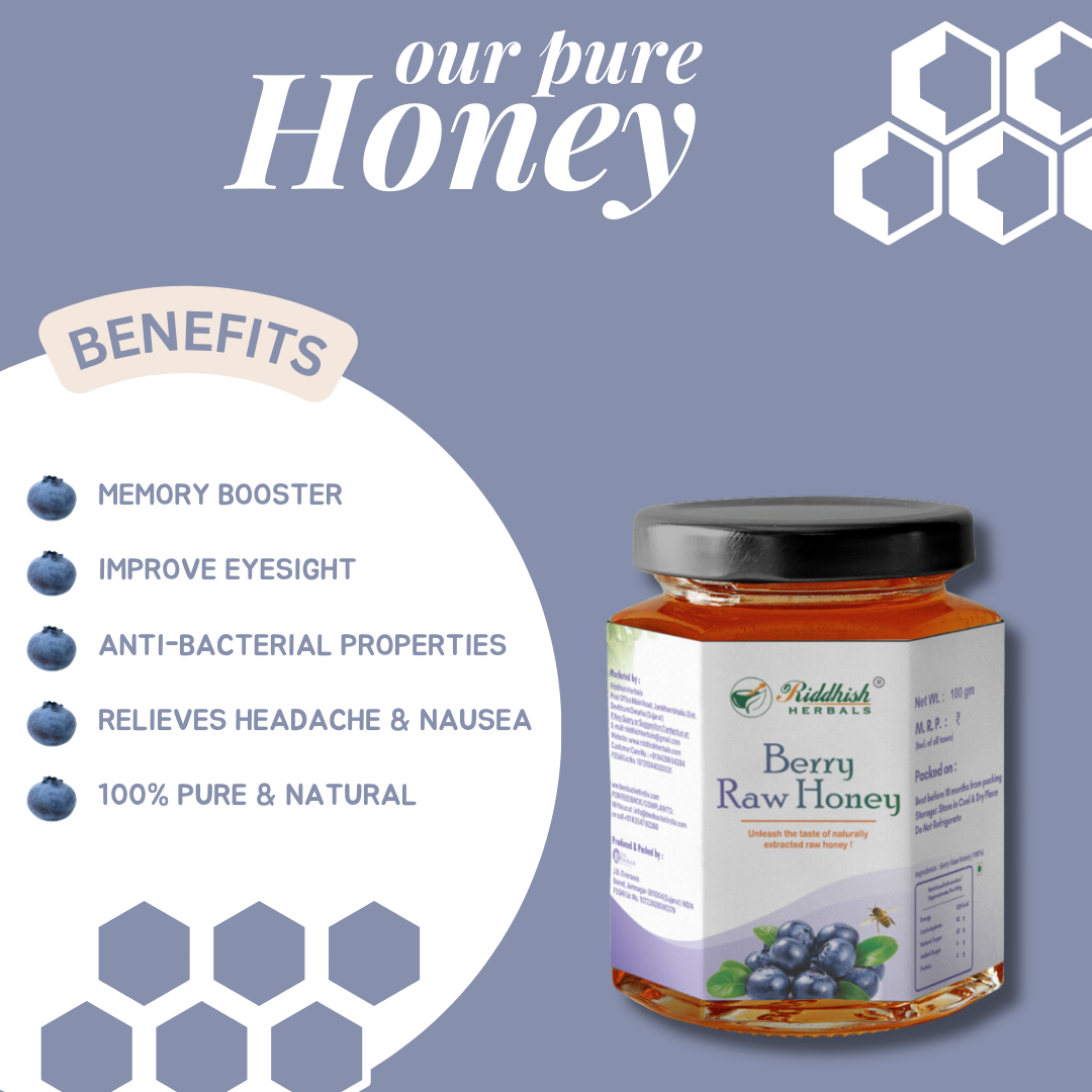 Berry Organic Raw Honey | Natural and Unprocessed | Punjab Region
