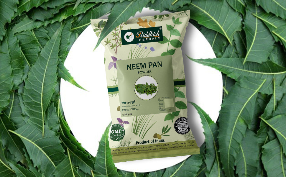 Neem Pan Powder 100gm | Add shining and smoothness to hair | RIDDHISH HERBALS ๐ฟ