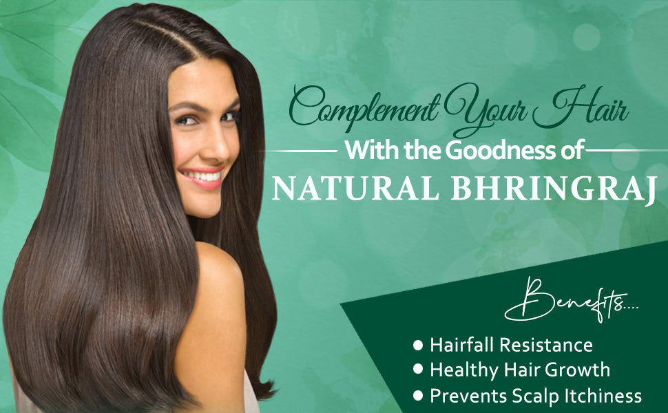 Bhringraj Powder 100gm for Hair, Natural Organic Leaves Herbs, Hair Strengthening, Shine, Conditioning | RIDDHISH HERBALS