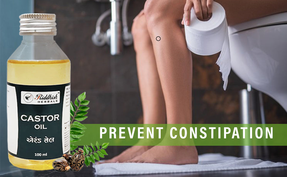 Castor Oil 100ml | | Natural Hair Growth & Skin Health | RIDDHISH HERBALS