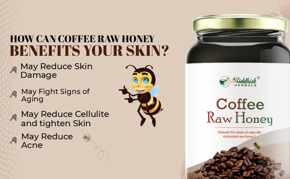 Coffee Organic Raw Honey 500g | Natural Taste Honey | Raw and Unprocessed | Karnataka Region