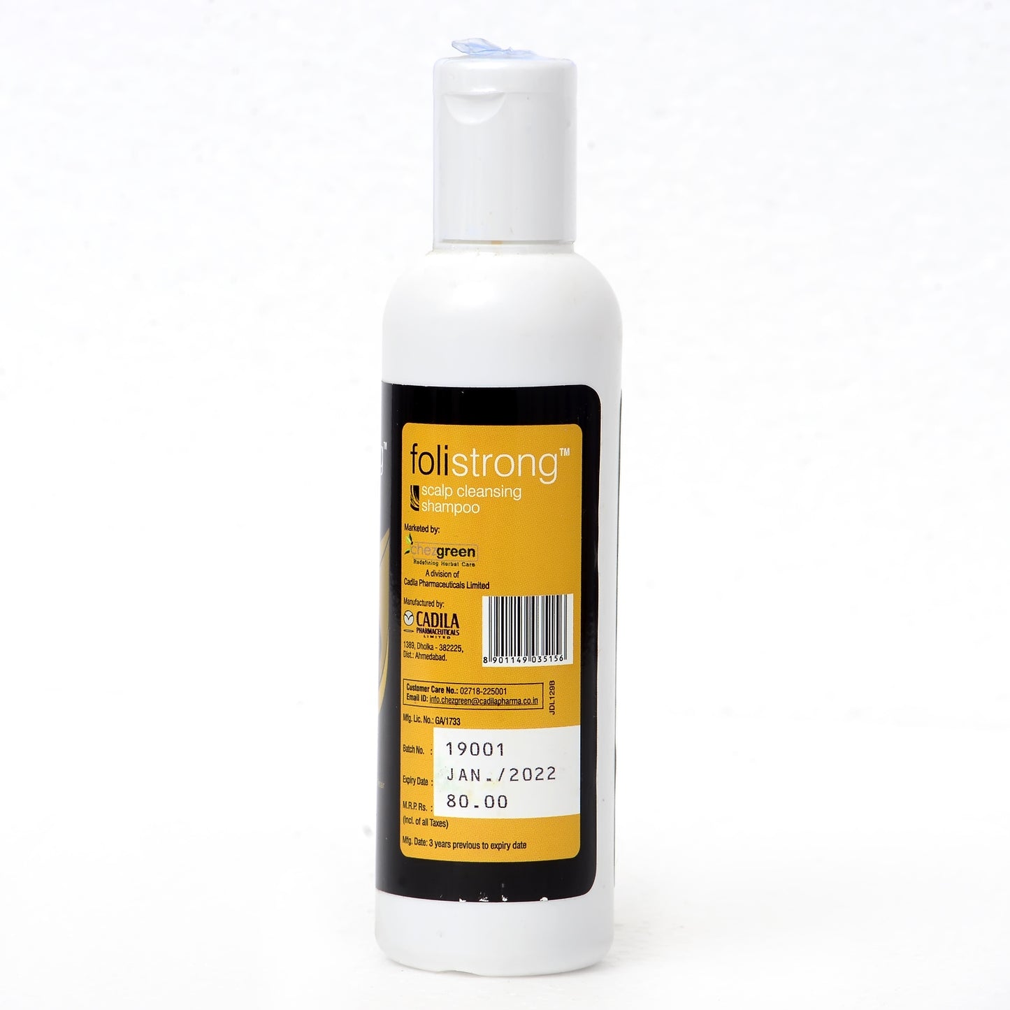 Folistrong Scalp Cleansing Shampoo (Anti-Dandruff) – ChezGreen / Cadila