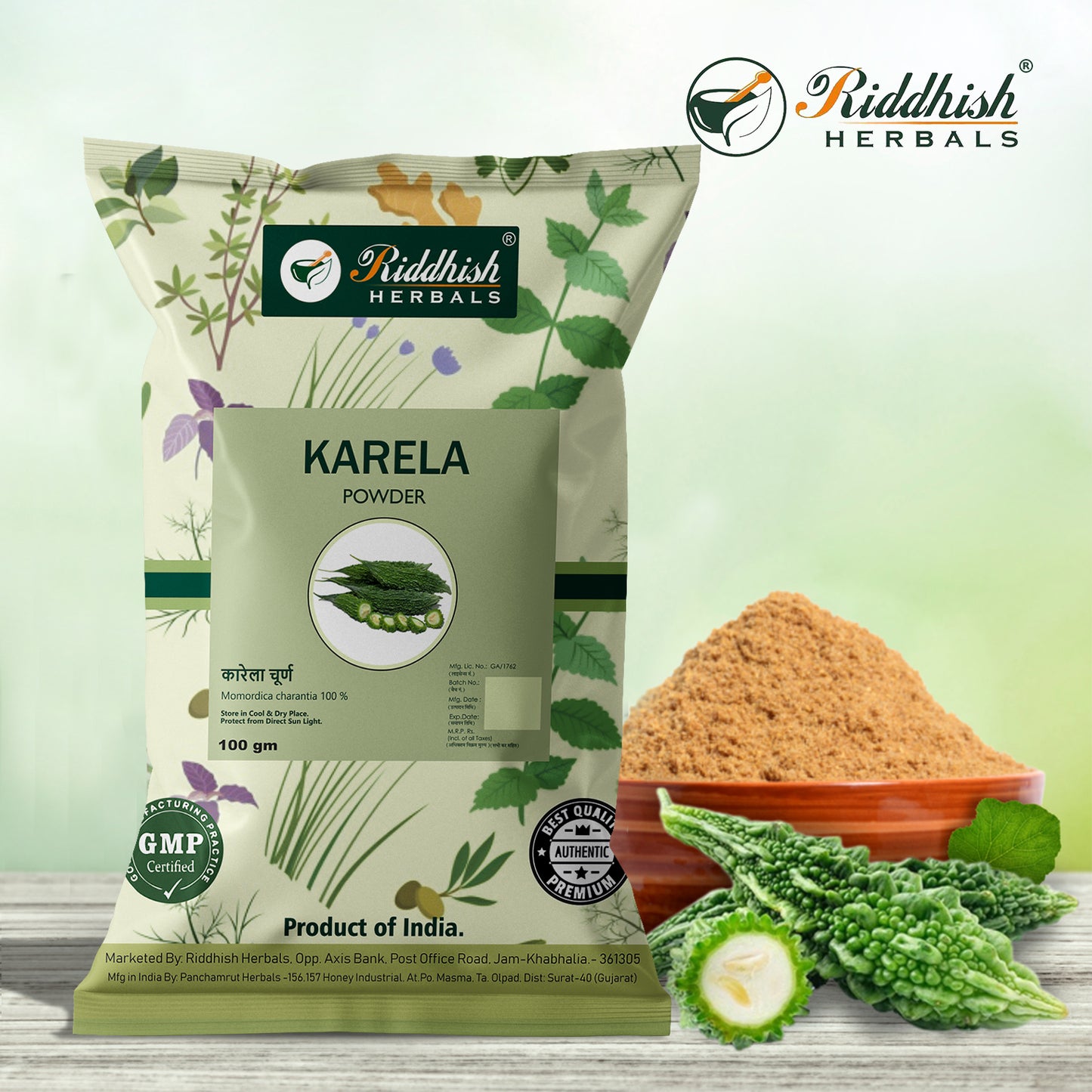 Karela Powder 100gm | RIDDHISH HERBALS