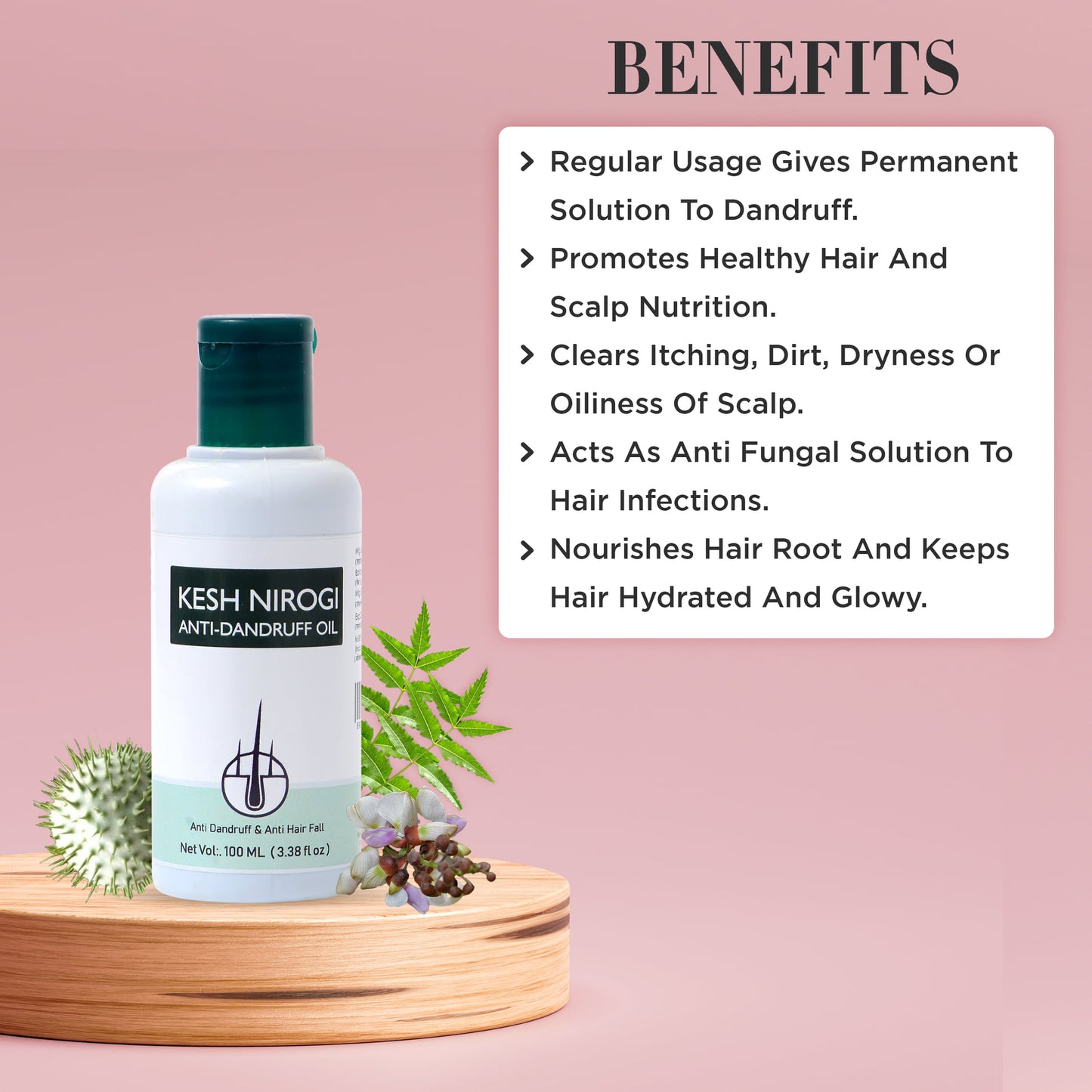 Kesh Nirogi Anti Dandruff Hair Oil | Riddhish herbals
