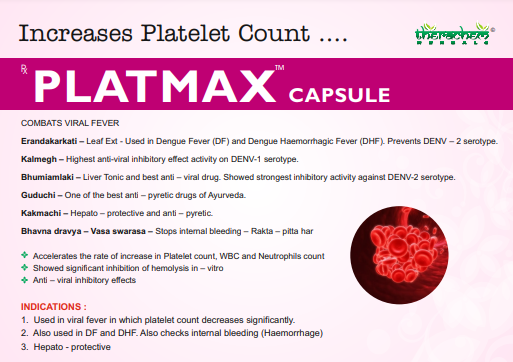 PLATMAX CAPSULE (30 CAP) | THERACHEM HERBALS