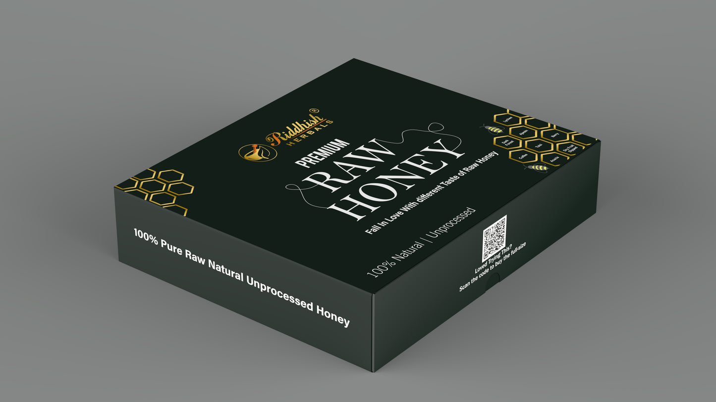 Raw Unprocessed Organic Honey Combo Gift Pack | Natural Honey Gift Pack | Gift for Corporates , Friends and Family