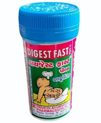 DIGEST FAST TAB 15GM | Quick Digestive Support | AYURVEDIC SUPPORT