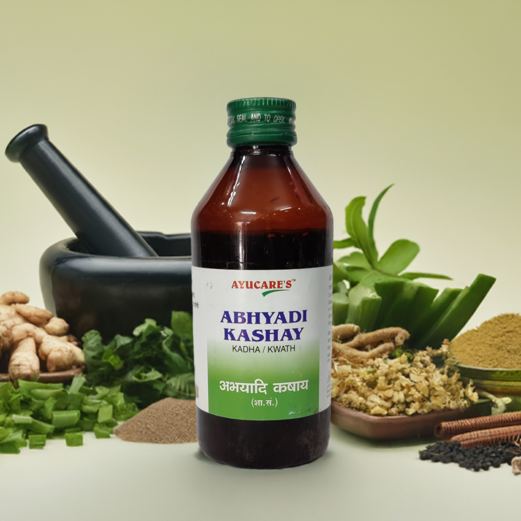 ABHAYADI KASHAY (KWATH) 200ML - Ayurvedic Digestive Health Solution | AYUCARE