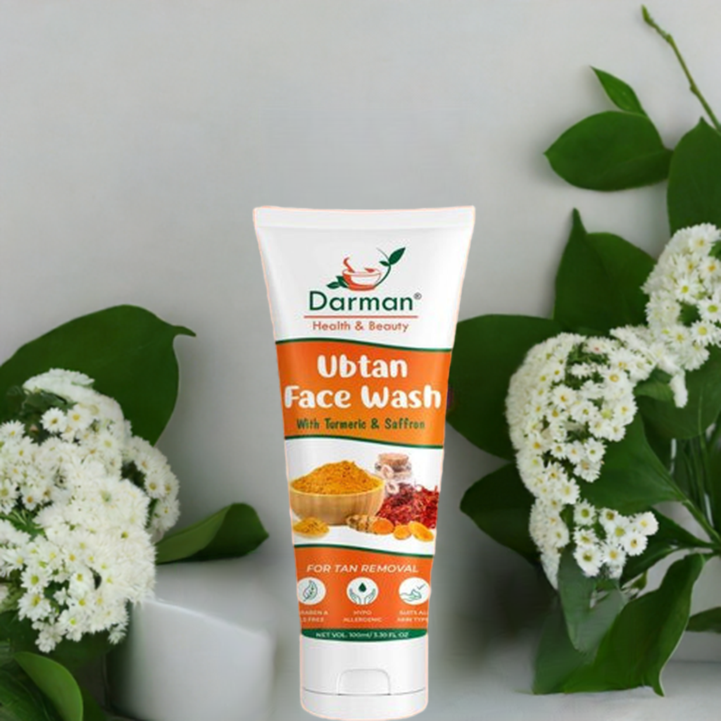 Darman Ubtan Face Wash with Turmeric & Saffron | Skin Brightening & Rejuvenating