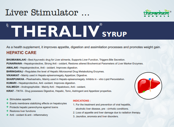 THERALIV SYP 200ML - THERACHEM HERBALS