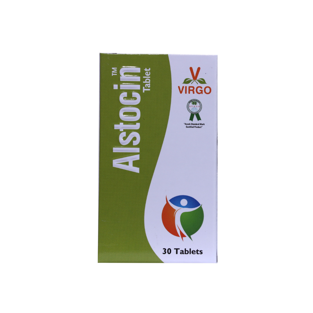 ALSTOCIN TAB VIRGO 30 TAB | Herbal Support for Menstrual Wellness | Virgo