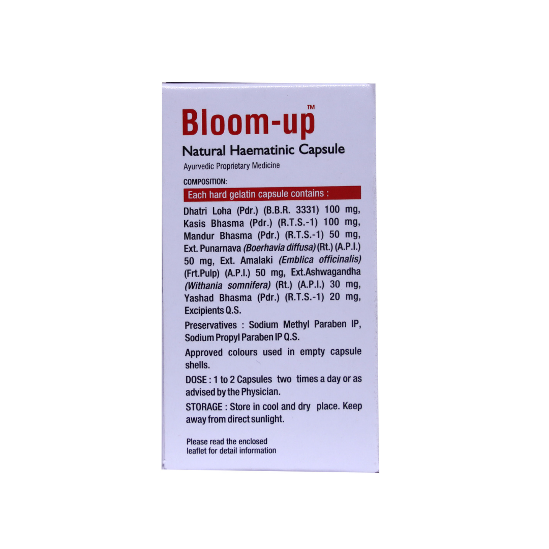 BLOOM UP CAPSUL 30 CAP | Hormonal Balance & Vitality Support | Riddhish Herbals