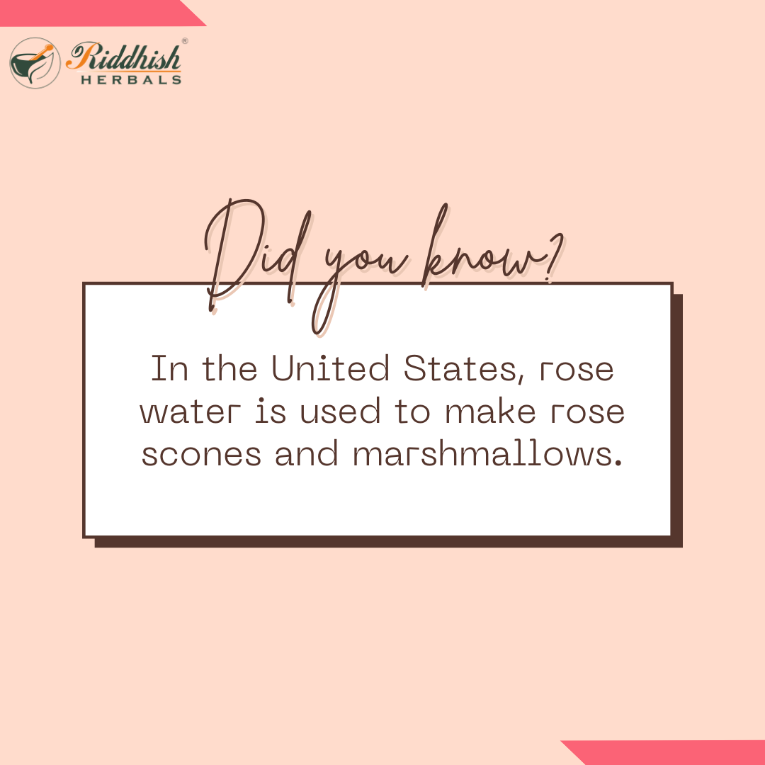 Riddhish Herbals Premium Rose Water (Steam Distilled) For Cleanses, Tones & Purifies (100ml)