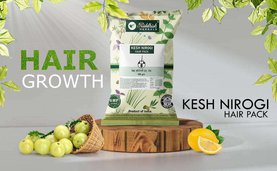 Kesh Nirogi Hair Pack Powder Mask | Ayurvedic Herbal Formula for Anti-Hairfall | Dandruff Control | Deep Conditioning | 100g