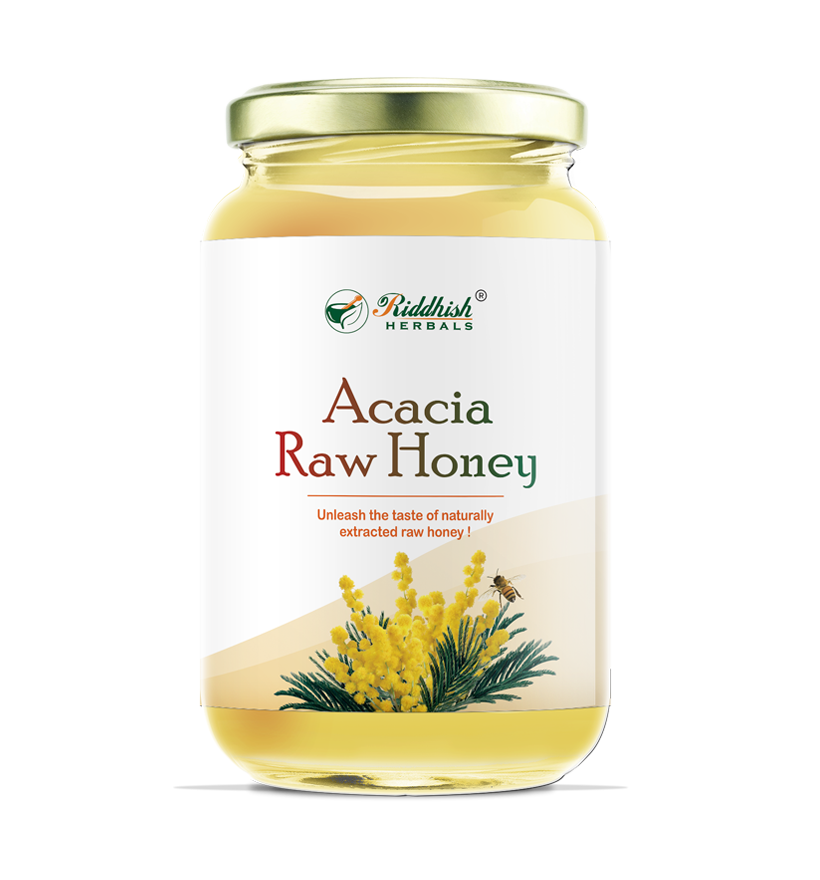 Acacia Raw Organic Honey 500g | Natural Taste Honey | Raw and Unprocessed | Kashmir Region