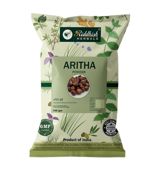 Aritha Powder for Hair 100gm – Ayurvedic Herbal Cleanser | 100% Natural Reetha Powder