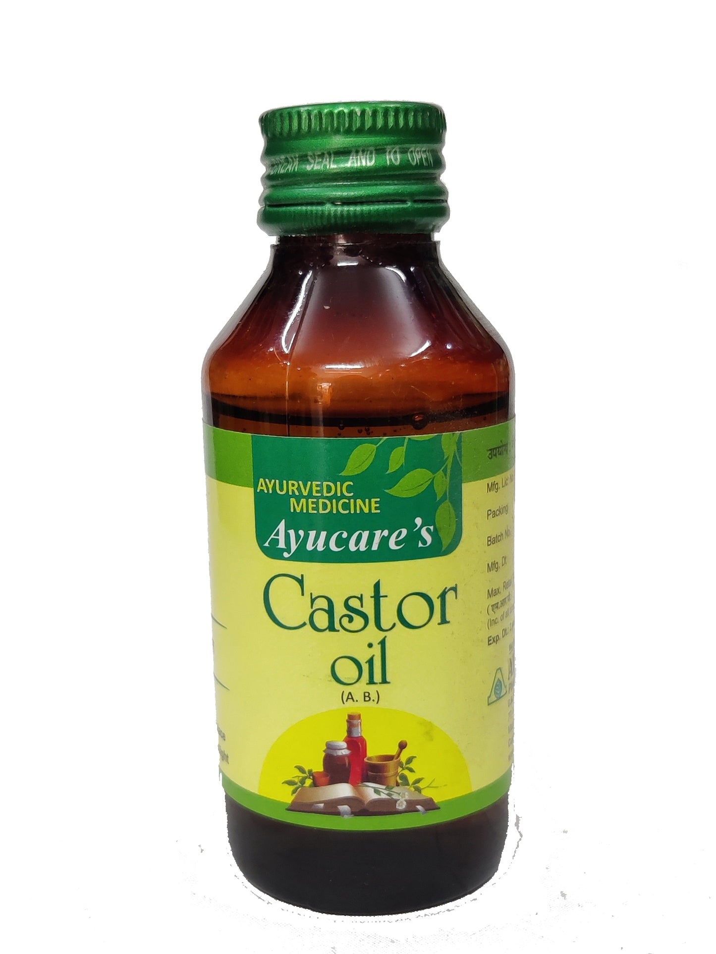 CASTOR OIL 100ML AYUCARE | Ricinus Communis | A Natural Elixir for Hair Growth & Skin Rejuvenation
