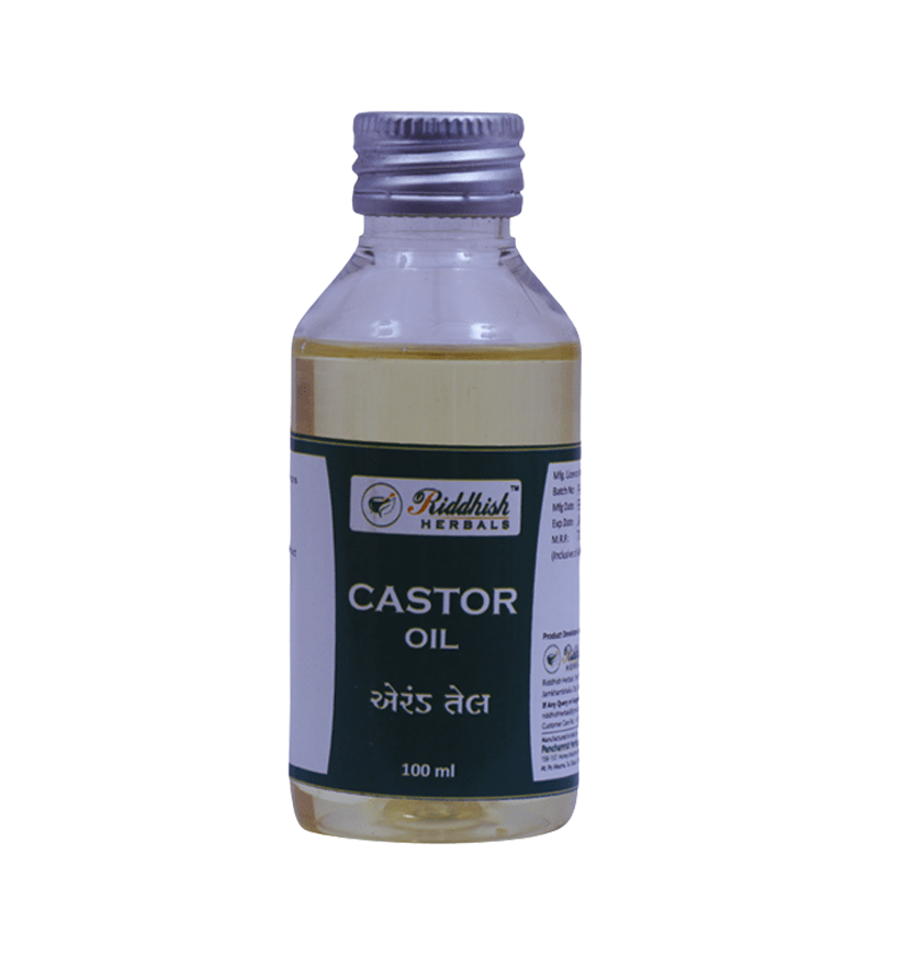 Castor Oil 100ml | | Natural Hair Growth & Skin Health | RIDDHISH HERBALS