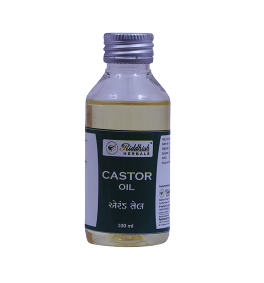 Castor Oil 100ml | | Natural Hair Growth & Skin Health | RIDDHISH HERBALS