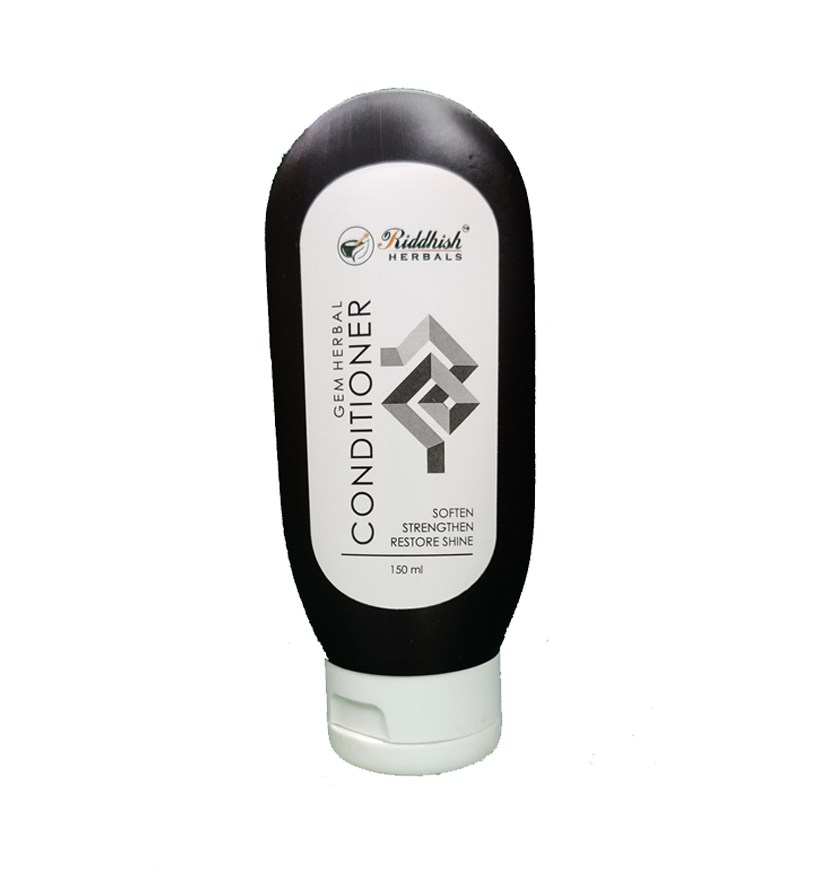 Gem Herbal Conditioner for Men and Womens 150ml | Deep Conditioning & Hair Strengthening | Riddhish Herbals