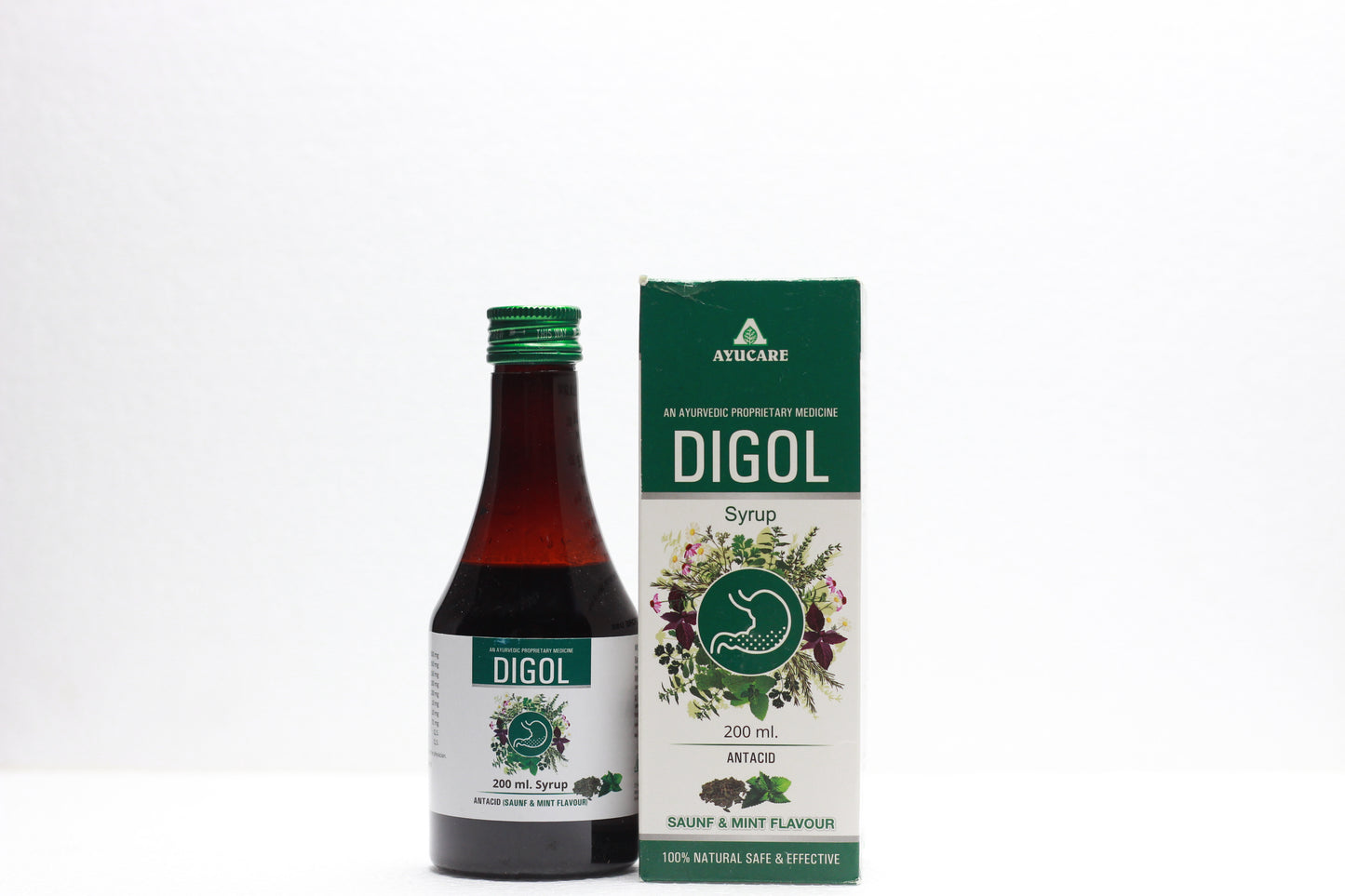 DIGOL SYP AYUCARE 200ML | Ayurvedic Digestive Health Syrup | Riddhish Herbals