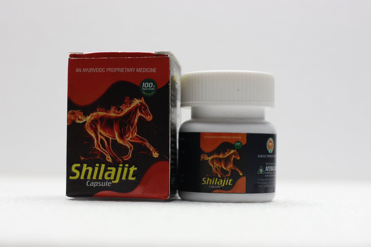 SHILAJIT CAP AYUCARE 30 CAP | Asphaltum | Supports Vitality, Stamina, and Immune Health