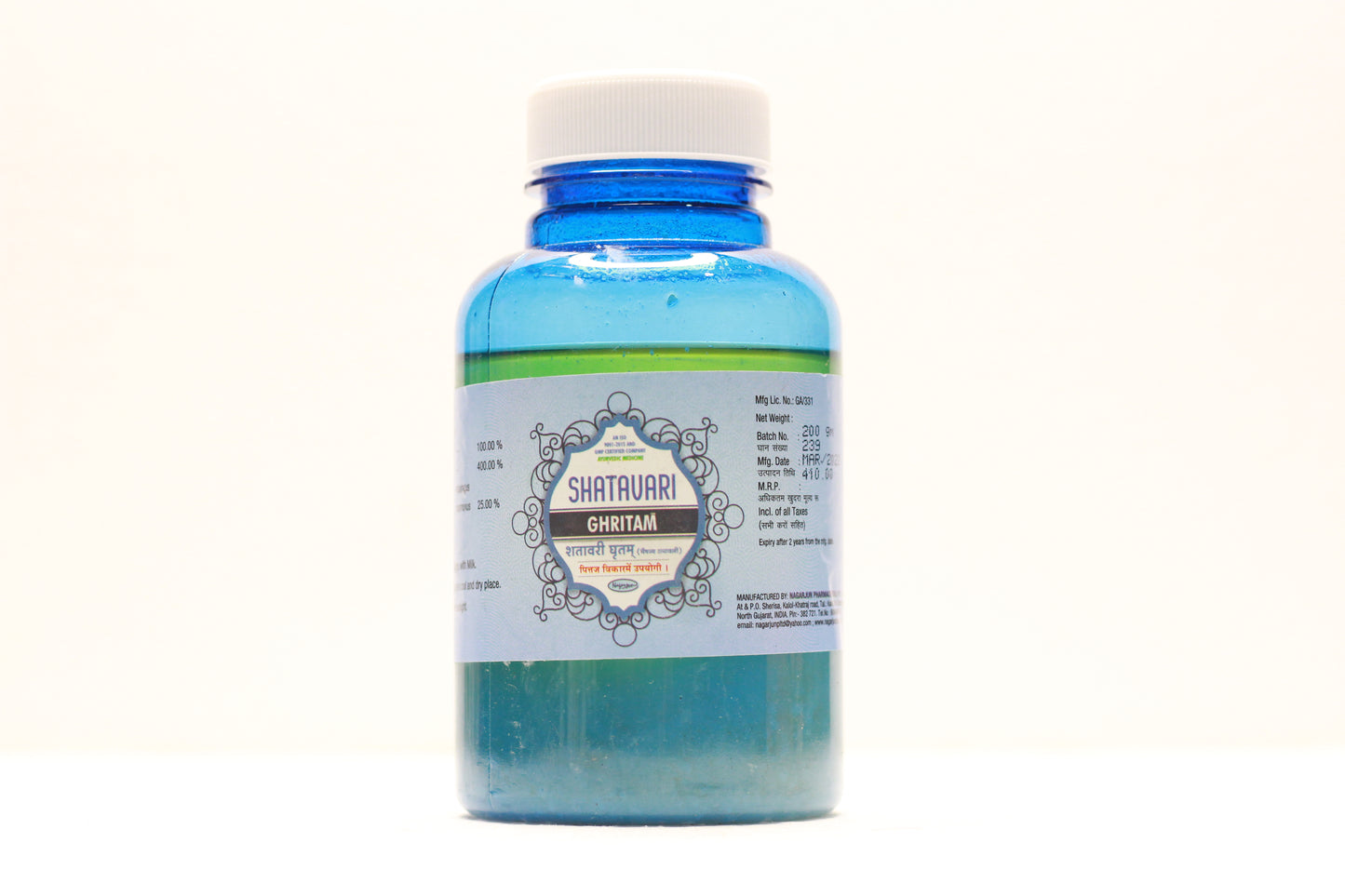 SHATAVARI GHRITA 200GM | Ayurvedic Ghee for Urinary Health and Dosha Balance