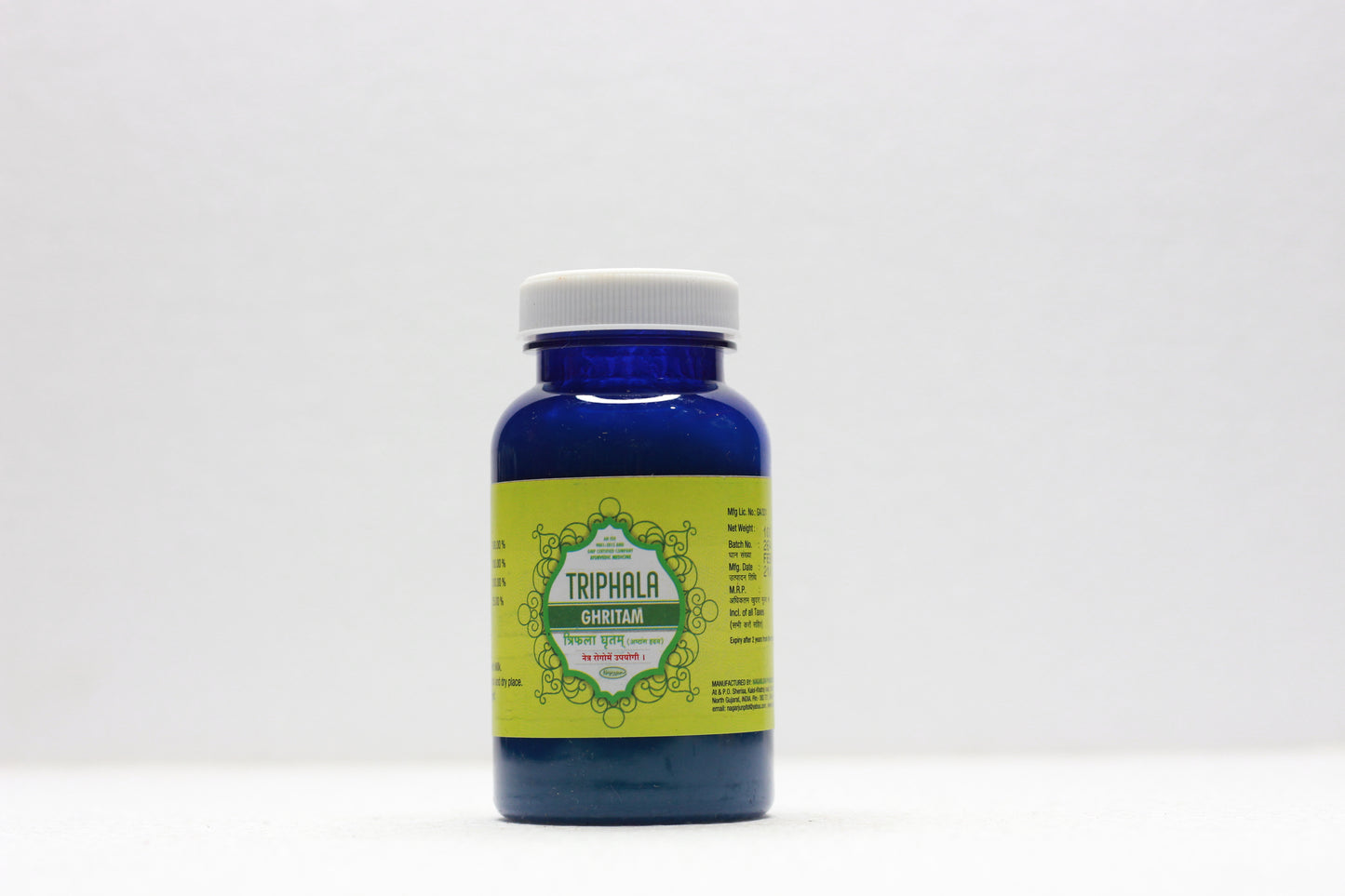 Triphala Ghritam 100gm | Nagarjun | Classical Ayurvedic Medicated Ghee for Eye & Digestive Wellness