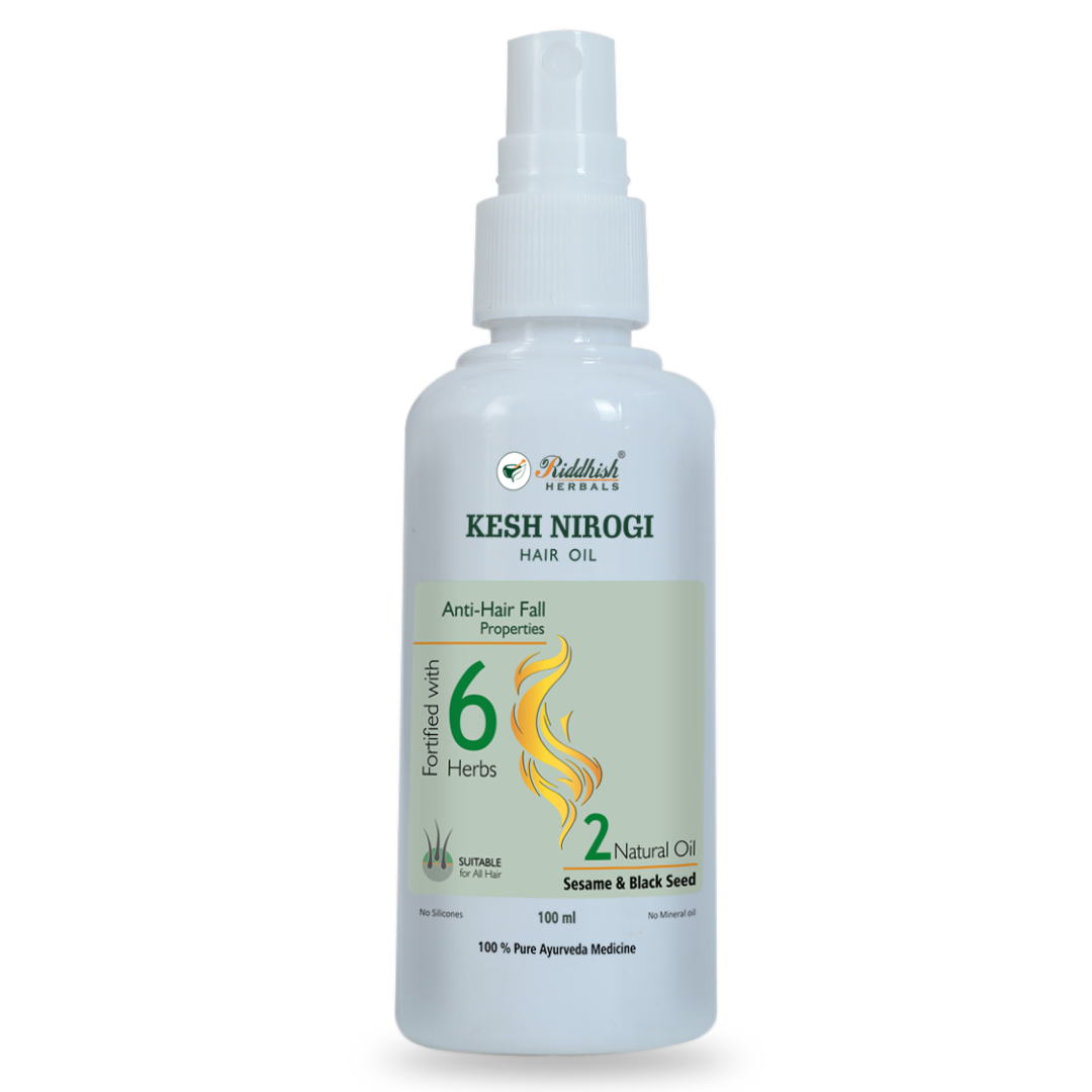 Kesh Nirogi Anti Hair fall Oil 100ml | RIDDHISH HERBALS 🌿 | Strengthen, Nourish & Protect Your Hair Naturally