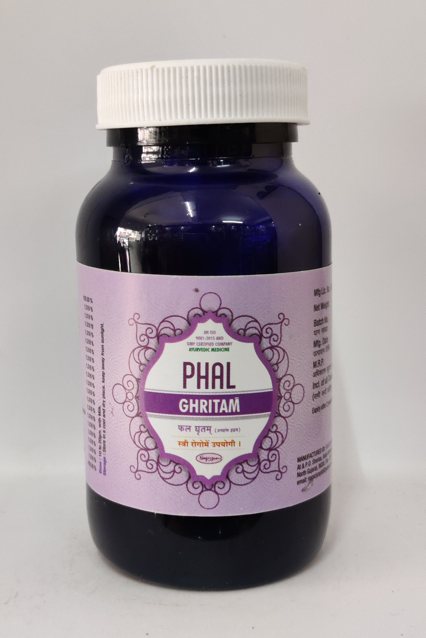 PHAL GHRITAM 100G | Ayurvedic Ghee for Reproductive and Hormonal Wellness