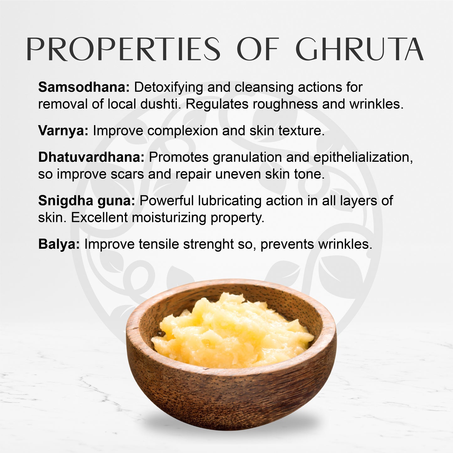 Basiclean Herb’s Beauty Ghruta Cream | 100x Washed Ghee | Ayurvedic Hydration & Nourishment | 25gm | Riddhish Herbals