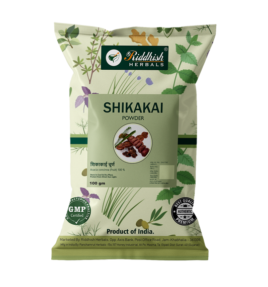 Shikakai Powder 100gm | Ayurvedic Hair Care | Natural Cleanser | Riddhish Herbals
