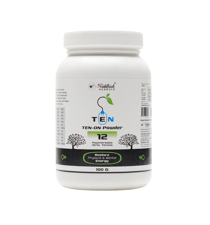 Ten On Powder 100gm | Ayurvedic Vitality & Wellness Support | Riddhish Herbals
