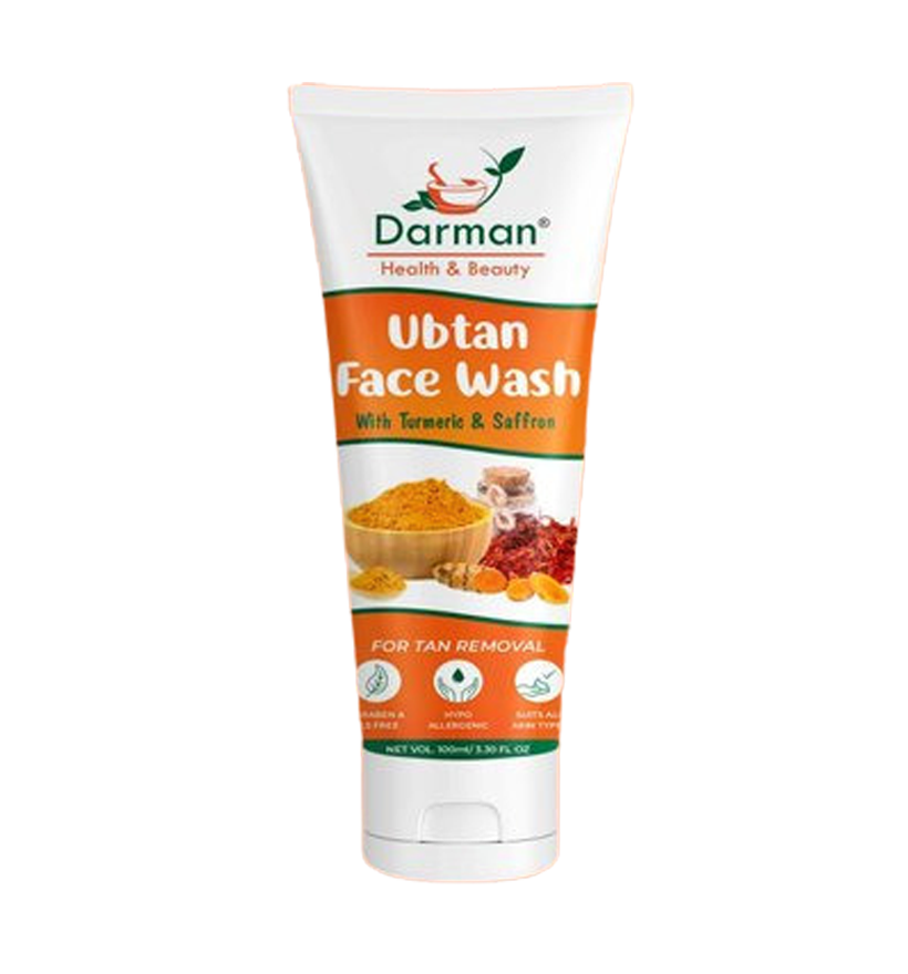 Darman Ubtan Face Wash with Turmeric & Saffron | Skin Brightening & Rejuvenating
