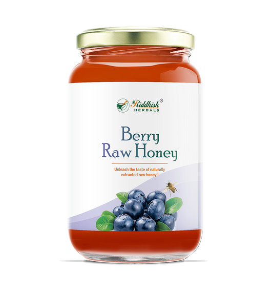 Berry Raw Organic Honey 500g | Natural Taste Honey | Raw and Unprocessed | Punjab Region