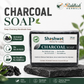 Activated Charcoal Handmade Soap 100gm | Riddhish Herbals | Natural Deep Cleansing Soap