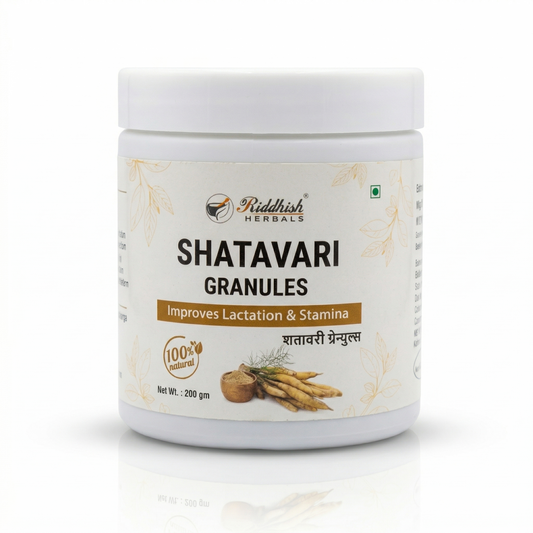 Shatavari Granules | Asparagus racemosus | Lactation Support & Daily Stamina | Riddhish Herbals