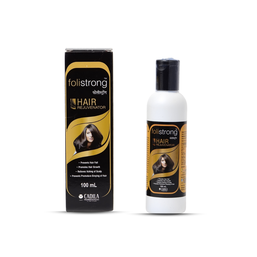 Folistrong Hair Rejuvenator (Bhangro Hair Oil) – ChezGreen / Cadila