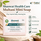 Multani Matti Soap (Fuller's Earth) | Ayurvedic Handmade Deep Pore Cleansing & Oil Control Soap | Riddhish Herbals | 100g