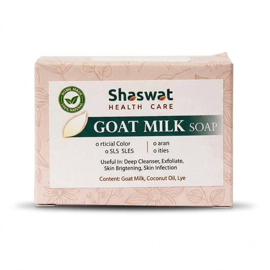 GOAT MILK SOAP (HANDMADE) 100GM | RIDDHISH HERBALS