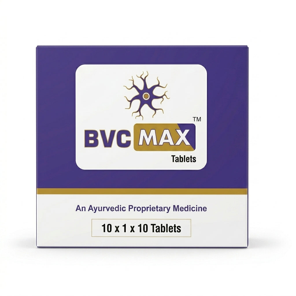 Rutarth Pharma BVC Max Tablet | 7-Bhasma Proprietary Ayurvedic