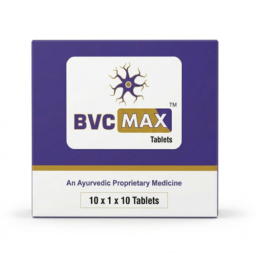 Rutarth Pharma BVC Max Tablet | 7-Bhasma Proprietary Ayurvedic