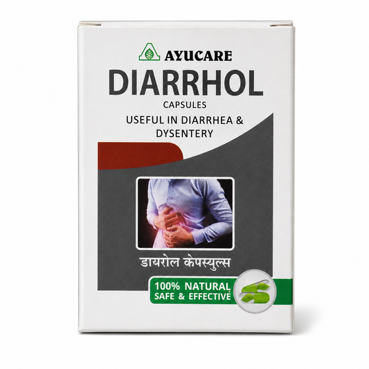 DIARRHOL CAPSULES (30CAP) | Useful in diarrhea & dysentery | AYUCARE PHARMACEUTICAL