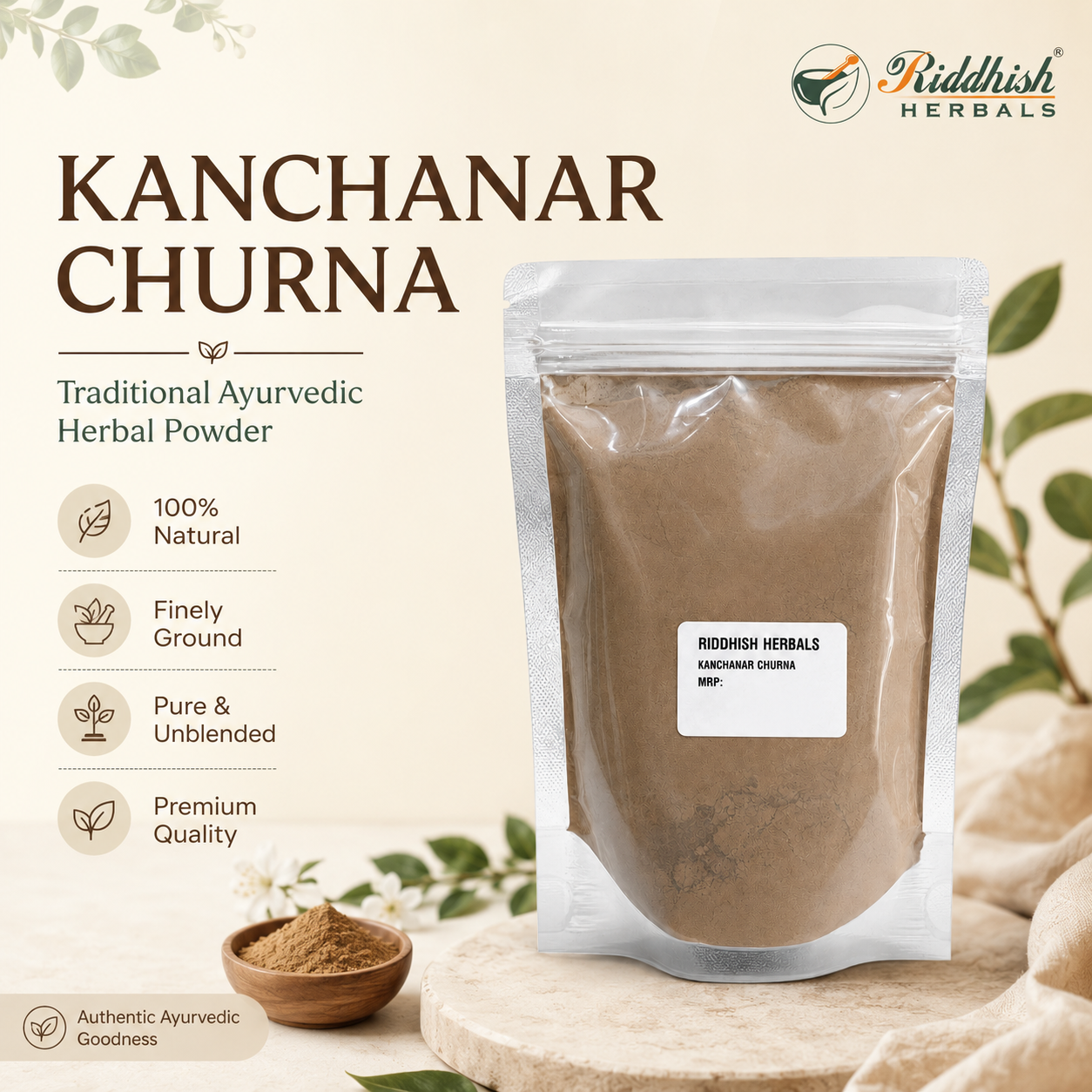 KANCHNAR CHURNA 100G | Bauhinia variegata