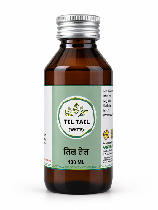 Til Tail 100ml | Panchamrut Herbals | Pure Sesame Oil for Ayurvedic Massage, Skin & Hair Wellness