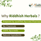 Ten On Powder front label Ashwagandha Gokhru Kesar — Riddhish Herbals proprietary formulation