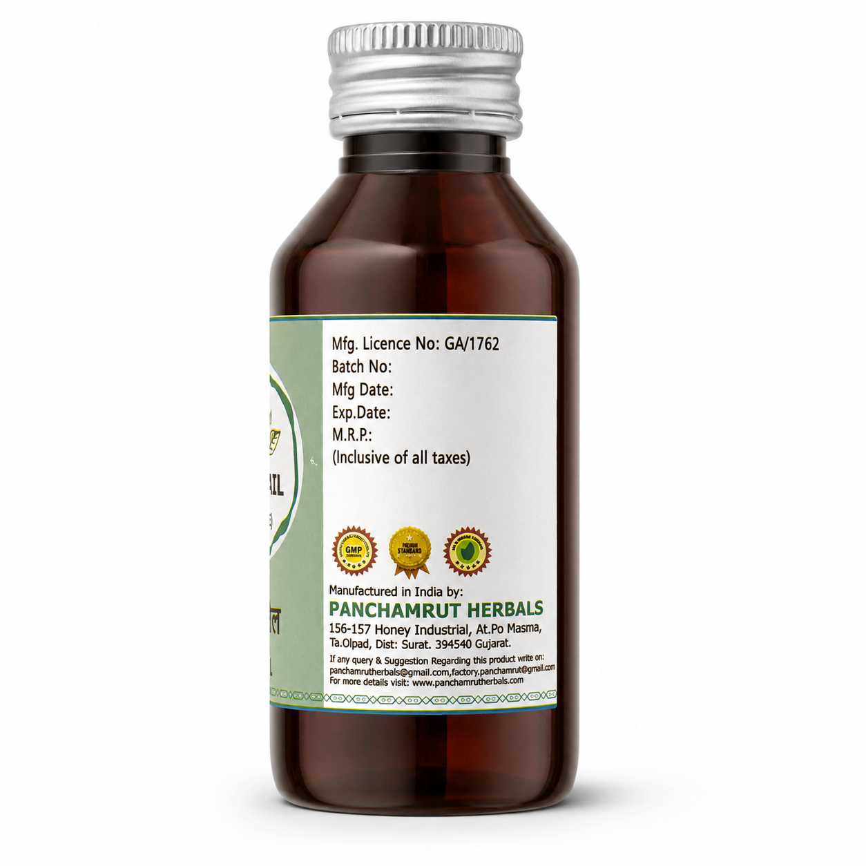 Til Tail 100ml | Panchamrut Herbals | Pure Sesame Oil for Ayurvedic Massage, Skin & Hair Wellness
